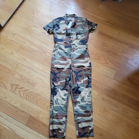 New with tags #camo print sustainably made "S.E.A. SUIT" #jumpsuit. - Picture 2 of 3